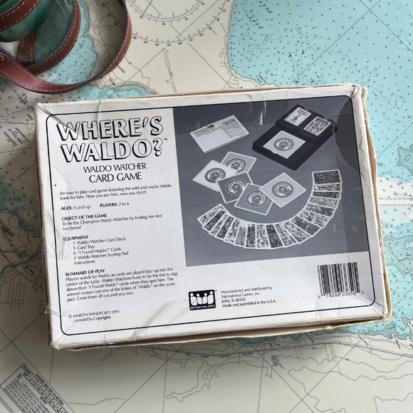 Vintage 1991 Where's Waldo Waldo Watcher Card Game - Picture 4 of 5